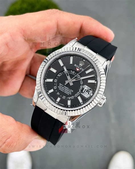 sky dweller rubber strap
